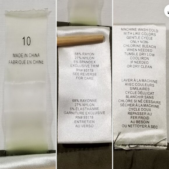 T TAHARI Bootcut Pants 6699E1M - Picture 7 of 10